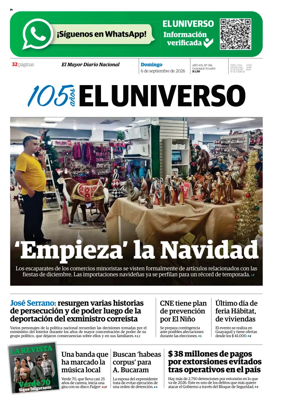 Cover of El Universo