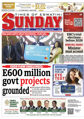 Cover of Times of Eswatini Sunday