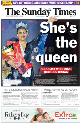 Cover of The Fiji Times