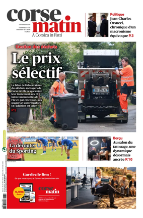 Cover of Corse Matin