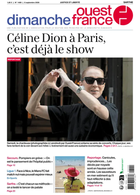 Cover of Dimanche Ouest France (Sarthe)