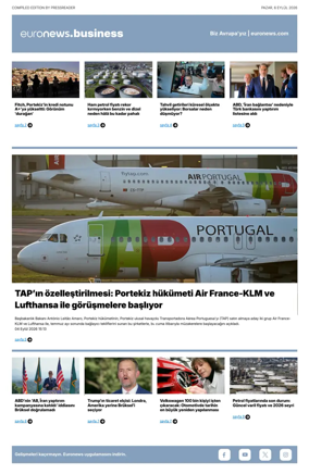 Cover of Euronews Business (Turkish) Compiled Editions