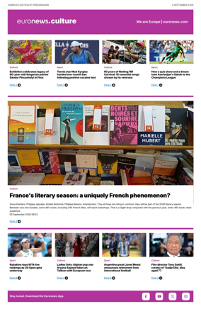 Cover of Euronews Culture and Sport Compiled Edition