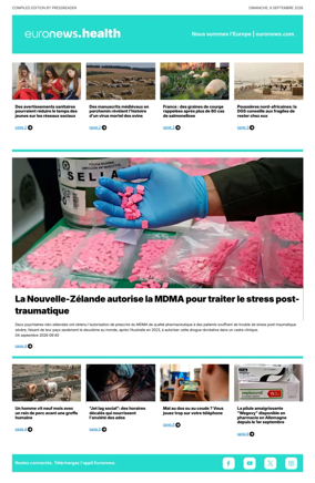 Cover of Euronews Health (French)