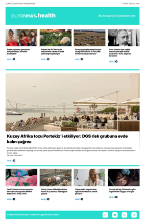 Cover of Euronews Health (Turkish) Compiled Edition