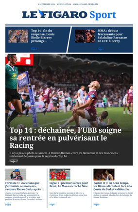 Cover of Le Figaro Sport