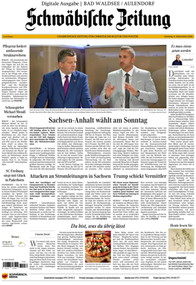 Cover of Schwabische Zeitung (Bad Waldsee / Aulendorf)