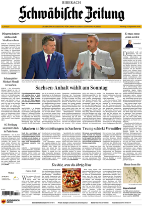Cover of Schwabische Zeitung (Biberach)