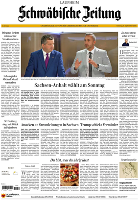 Cover of Schwabische Zeitung (Laupheim)