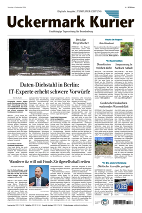 Cover of Templiner Zeitung