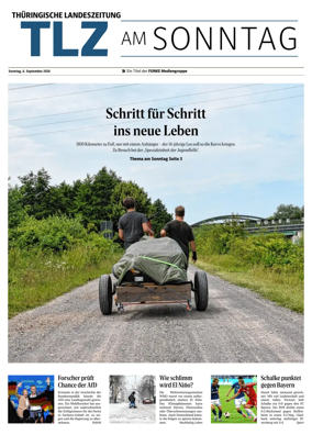 Cover of Thuringische Landeszeitung (TLZ am Sonntag)