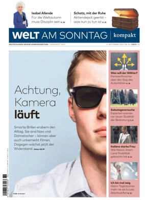 Cover of Welt am Sonntag - kompakt