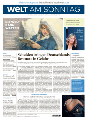 Cover of Welt am Sonntag