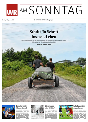 Cover of Westfalische Rundschau (WR am Sonntag)
