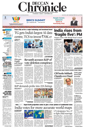Cover of Deccan Chronicle