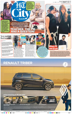 Cover of Hindustan Times (Ranchi) - Live