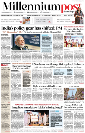 Cover of Millennium Post (Kolkata)