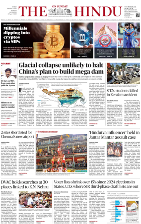 Cover of The Hindu (Madurai)