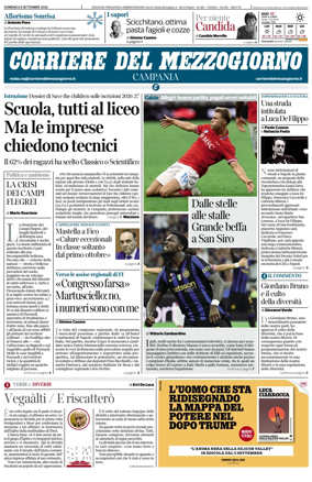 Cover of Corriere del Mezzogiorno (Campania)
