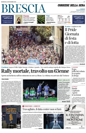 Cover of Corriere della Sera (Brescia)