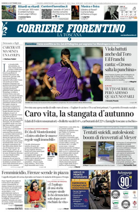 Cover of Corriere Fiorentino