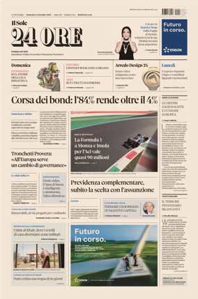 Cover of Il Sole 24 Ore