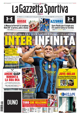 Cover of La Gazzetta dello Sport - Roma