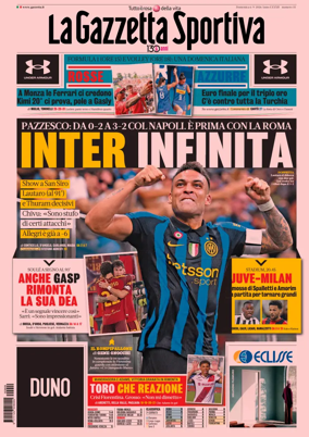 Cover of La Gazzetta dello Sport