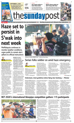 Cover of The Borneo Post (Sarawak)