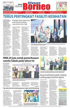 Cover of Utusan Borneo (Sabah)