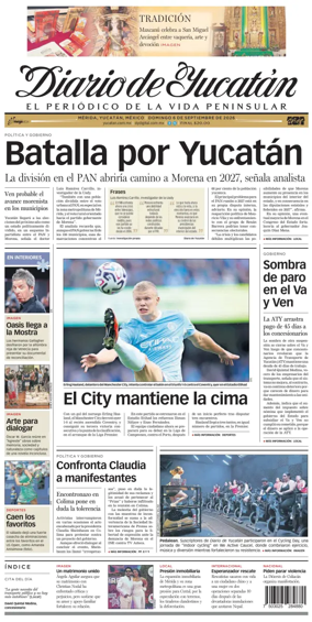 Cover of Diario de Yucatan