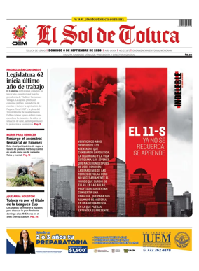 Cover of El Sol de Toluca