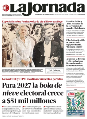Cover of La Jornada