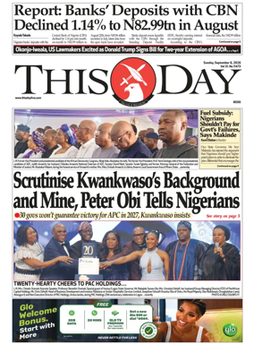 Cover of THISDAY