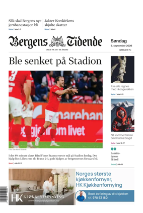 Cover of Bergens Tidende