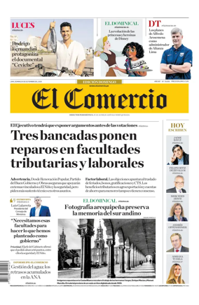 Cover of Diario El Comercio