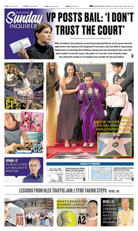 Cover of Philippine Daily Inquirer