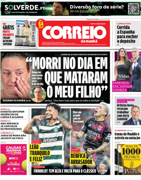 Cover of Correio da Manha Weekend