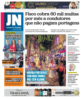 Cover of Jornal de Noticias