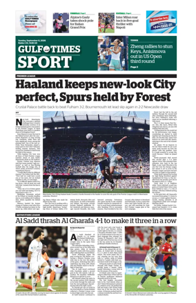Cover of Gulf Times Sport