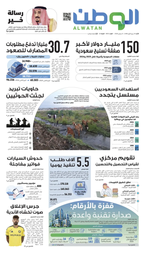 Cover of Al-Watan (Saudi)