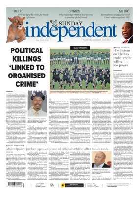 Cover of The Sunday Independent