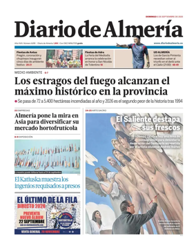 Cover of Diario de Almeria