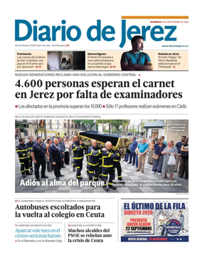 Cover of Diario de Jerez