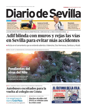 Cover of Diario de Sevilla