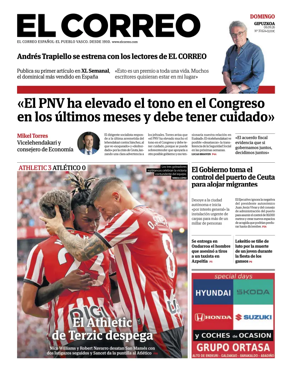Cover of El Correo (Gipuzkoa)
