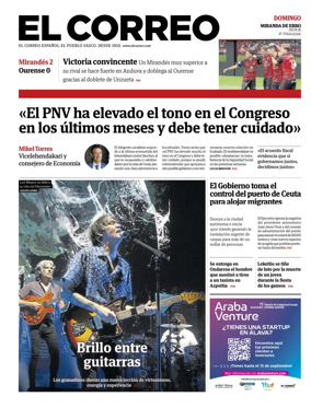 Cover of El Correo (Miranda de Ebro)