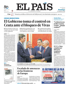 Cover of EL PAIS Andalucia