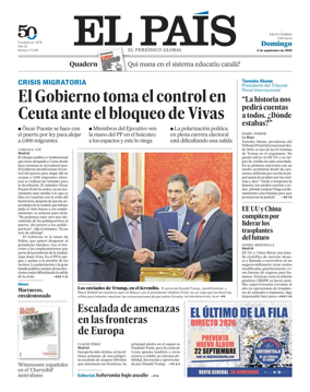 Cover of EL PAIS Catalunya