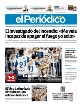 Cover of El Periodico Aragon